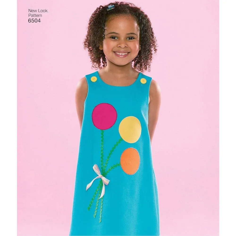 Newlook Pattern 6504 Child Dresses