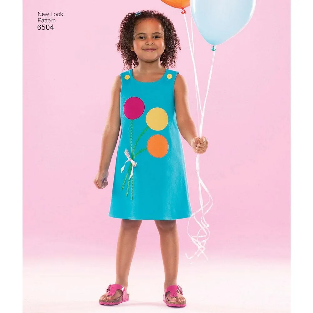 Newlook Pattern 6504 Child Dresses