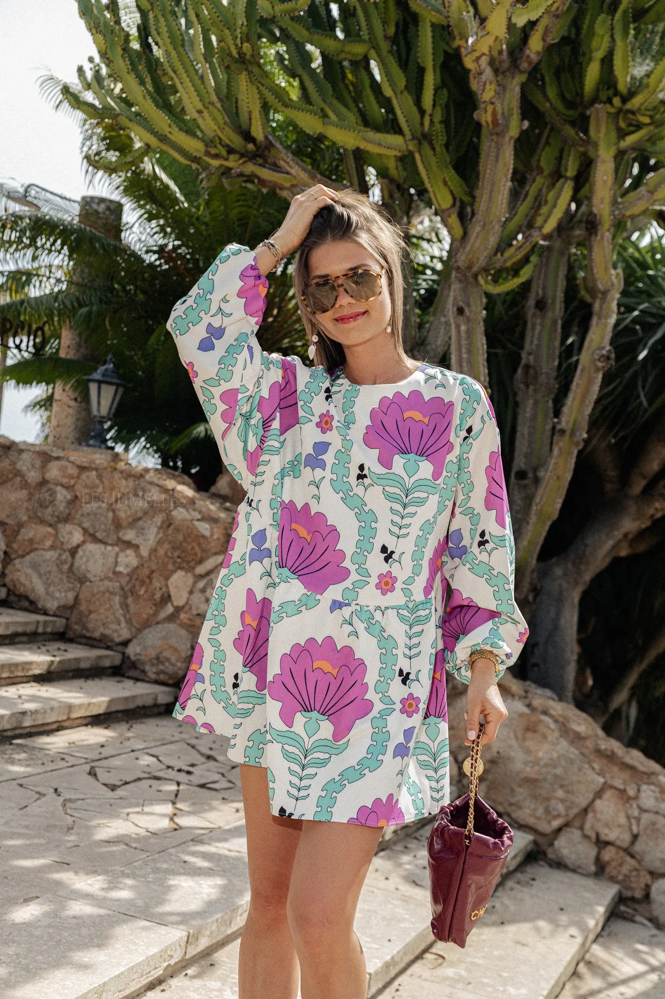Palmer short printed dress