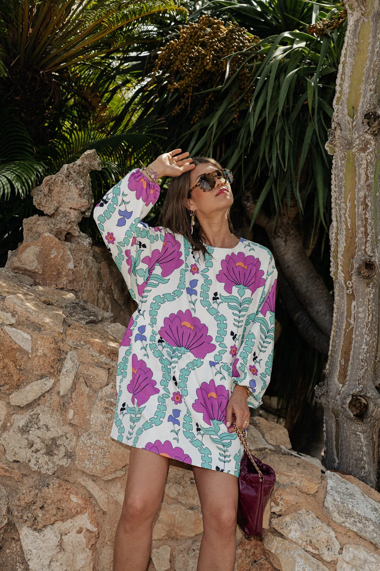 Palmer short printed dress