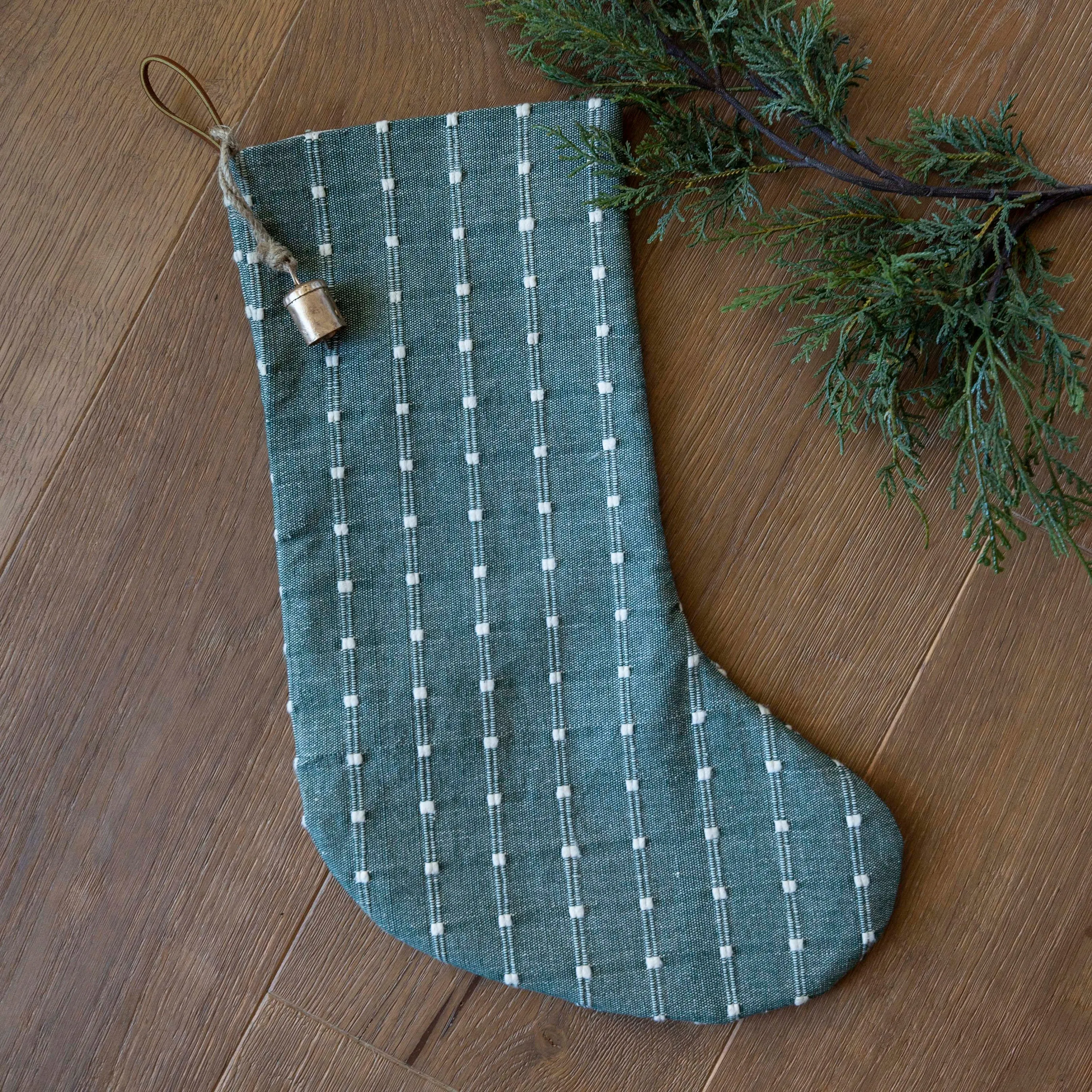 Vintage Inspired Forest Woven Christmas Tree Skirt