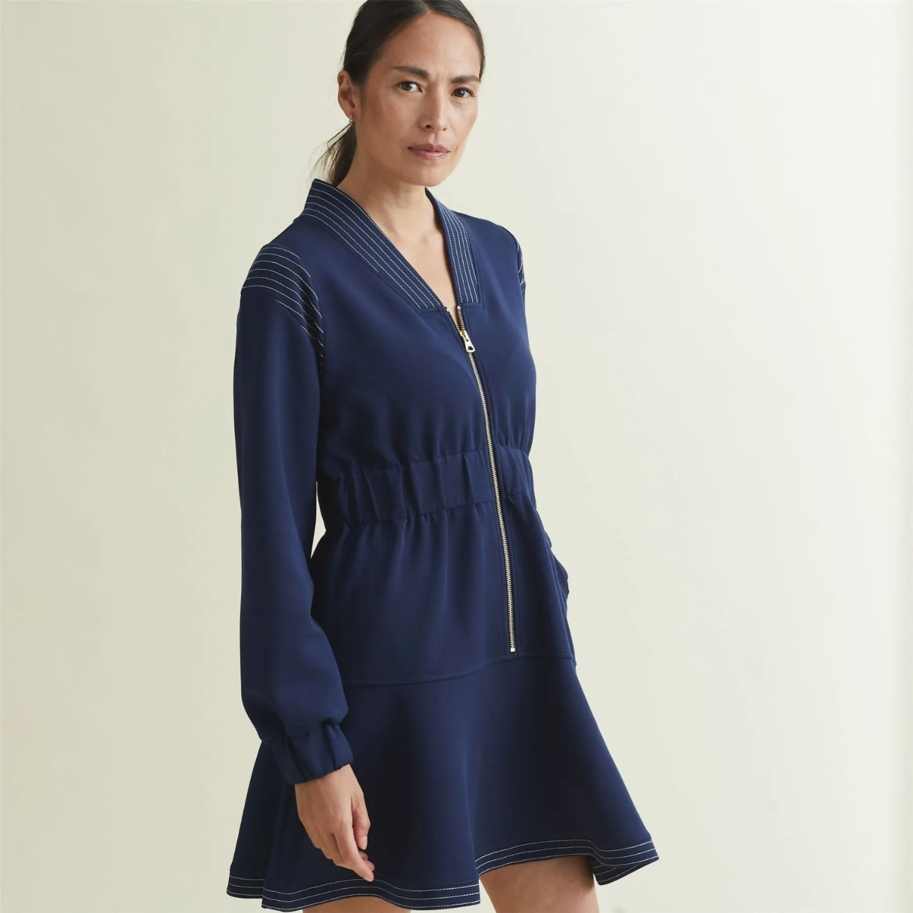 Womens Rita Dress Blue - AW24