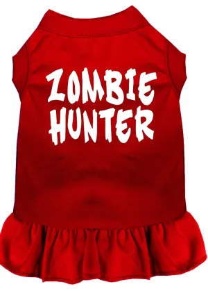 Zombie Hunter Screen Print Dress Red Xl (16)